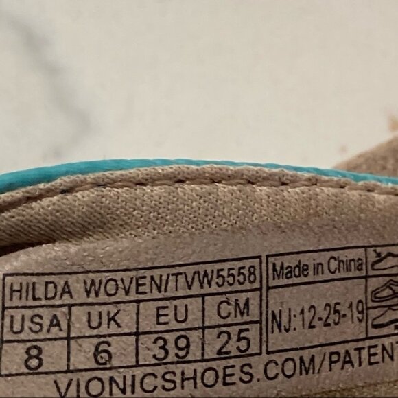 VIONIC Sz 8 Rest Hilda Comfort Leather Sandals - Picture 8 of 11